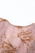 Lantern Sleeve Deep V Neck Knotted Tiered Mini Dress